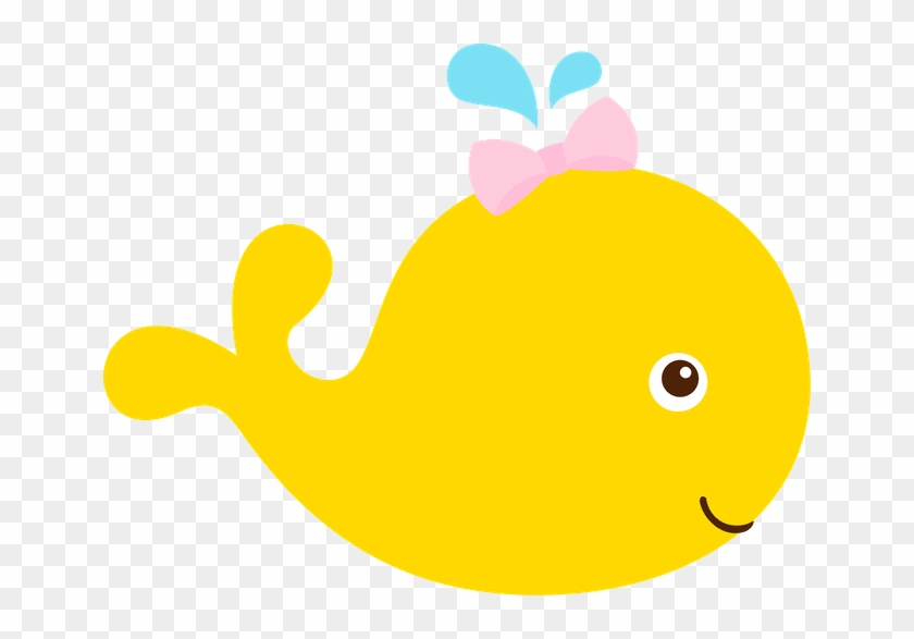 Say Hello - Yellow Whale Clipart #297955