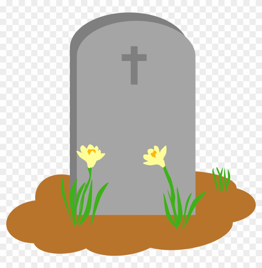 Gravesite In Spring Icons Png - Grave Vector #298106