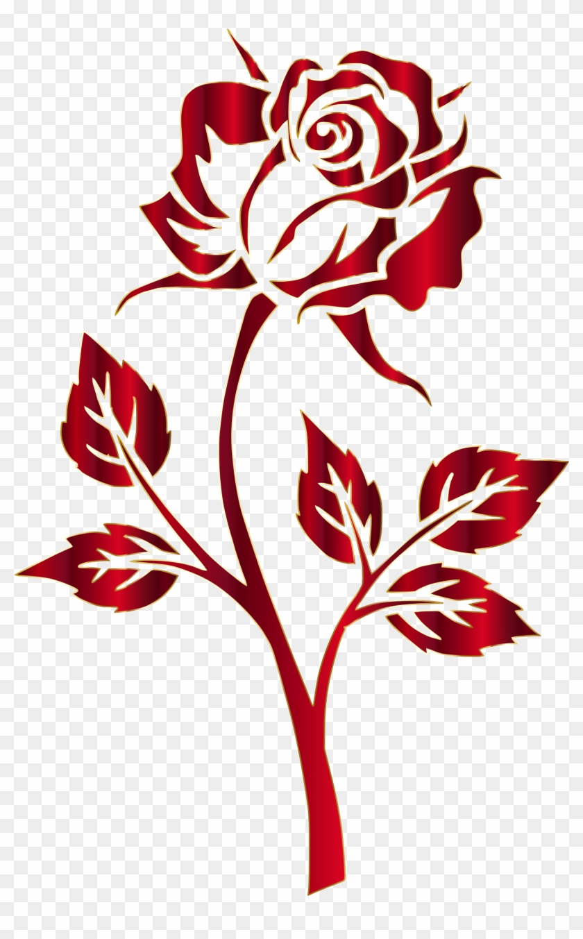 Red Rose Transparent Png Clipart - Rose Images Without Background #298132