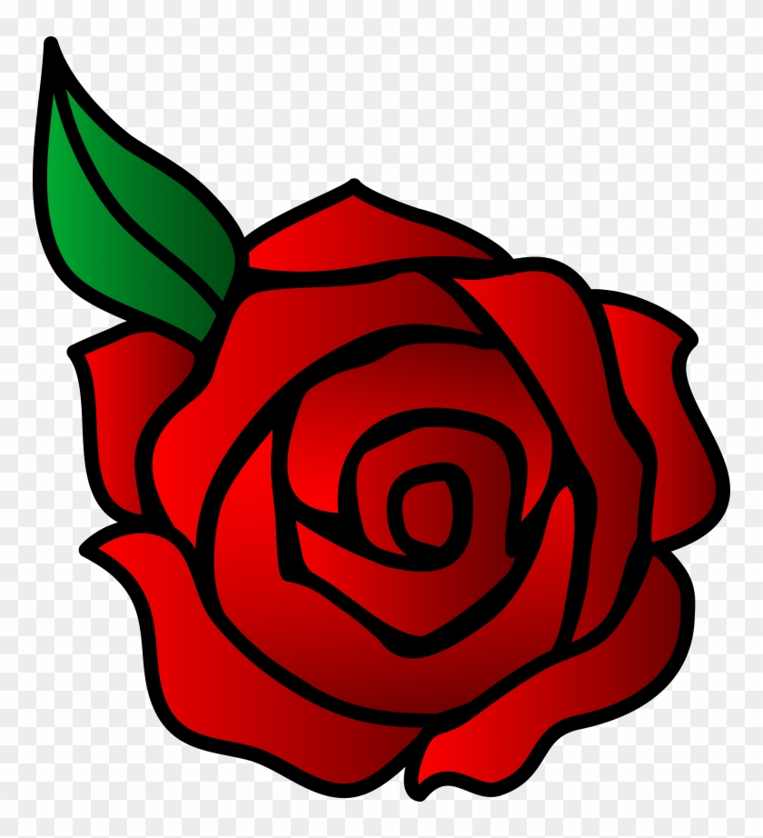 Amazing Ideas Rose Clip Art Red Roses Images Clipart - Cartoon Rose #298154