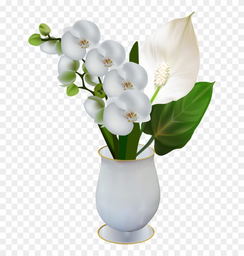 Publicat De Eu Ciresica La - White Orchid Flowers Clipart #298217