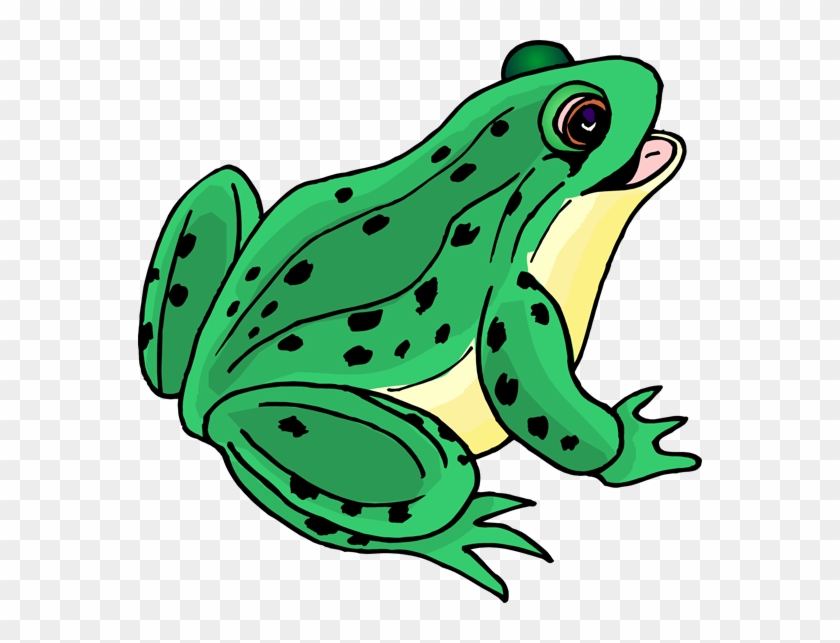 Happy Frog Clip Art - Frog And The Nightingale Poem #298260