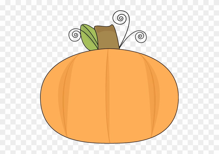 Pumpkin On A Swirly Vine - My Cute Graphics Pumpkin #298263