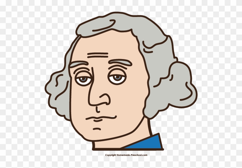 Head Clipart George Washington - George Washington Clip Art #298324