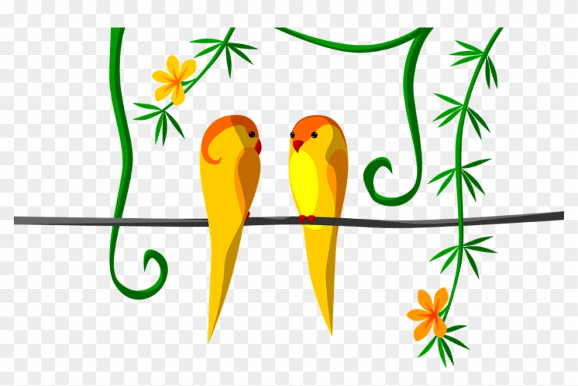 Love Bird Clipart 21, - Parrot #298345