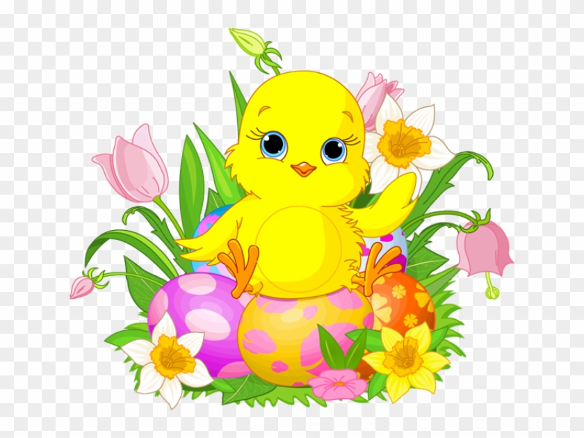 Clip Art Of An Easter Chick &169 Dixie Allan - Easter Chickens Clip Art #298424