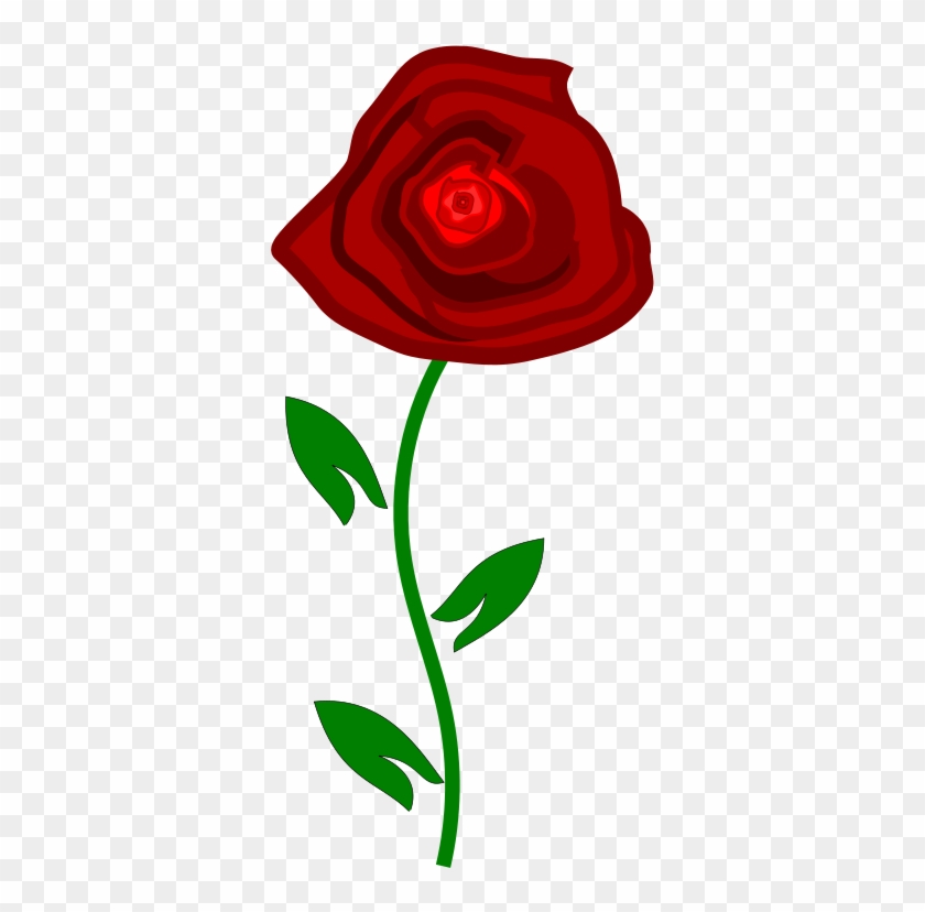 Red Rose Clip Art - Rosa Vermelha Desenho Png #298425