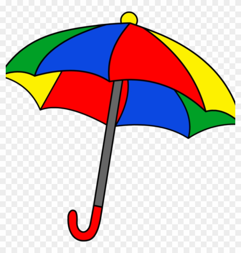 Umbrella Clipart Simple Colorful Umbrella Clipart Free - Umbrella Clipart Png #298454