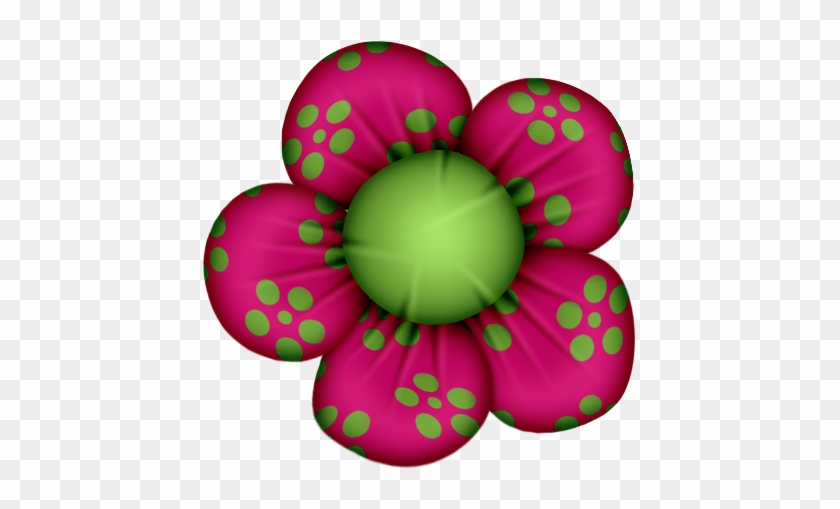 Uploaded By Find Other Pictures - Pink And Green Flower Clipart #298466