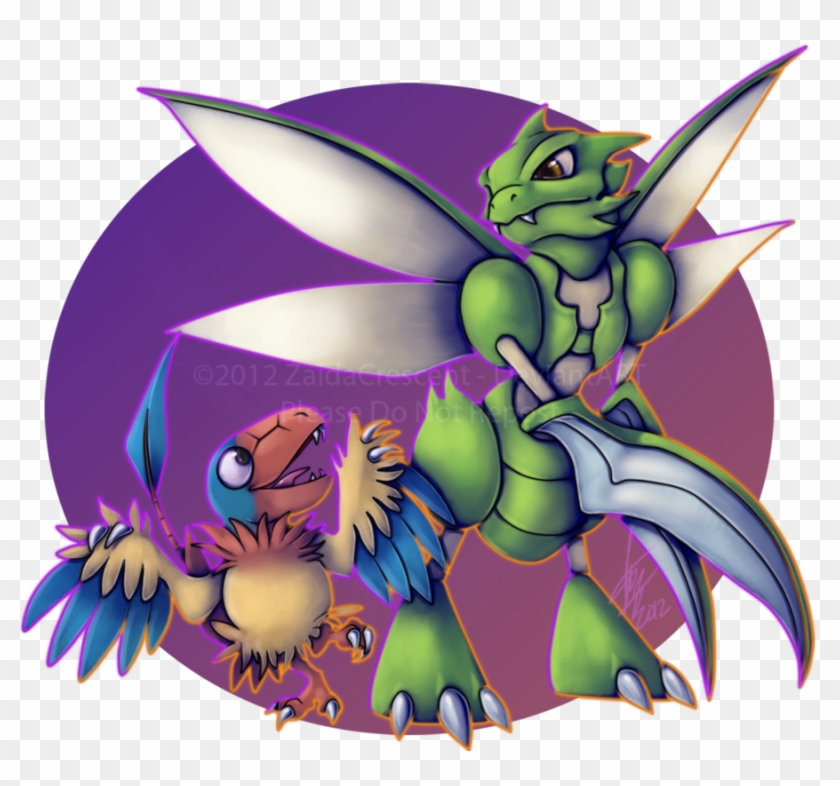 Scyther And Archen By Zaidacrescent - Pokemon Scyther Love Deviantart #298530