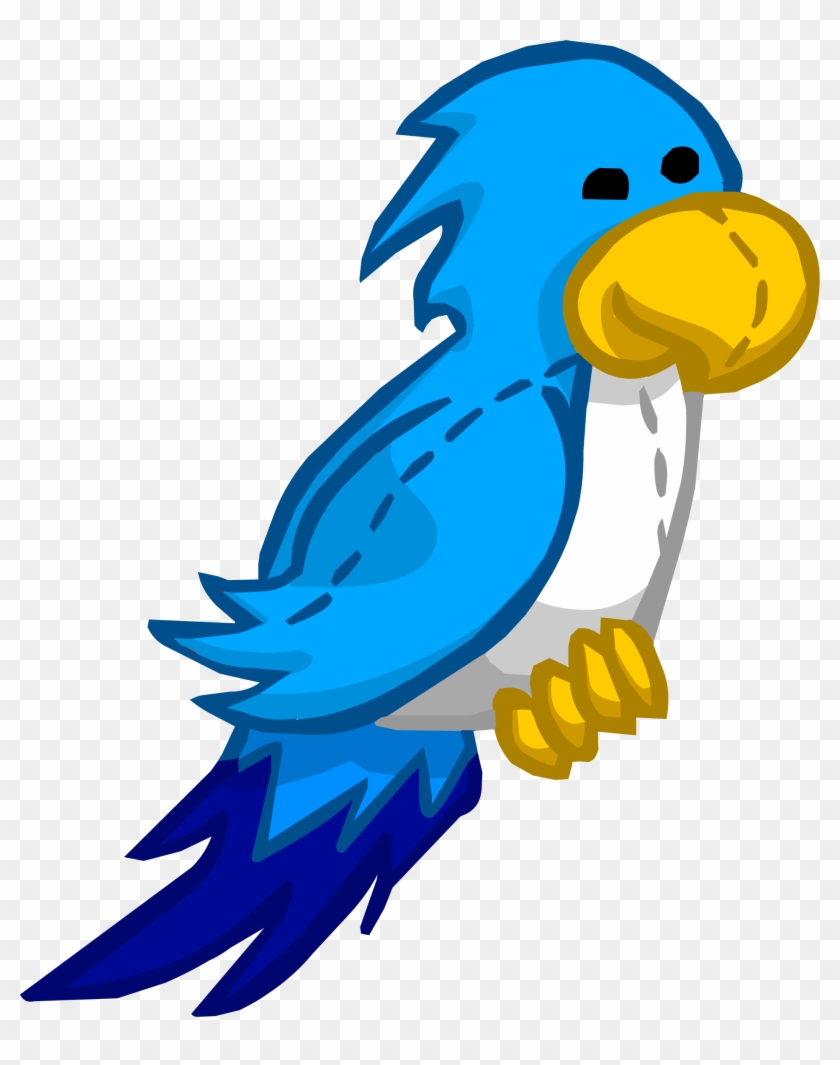 Parrot Clipart Blue Parrot - Club Penguin Custom Items #298534
