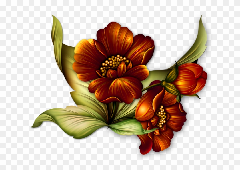 Paint Flowers, Clipart Images, Beautiful Flowers, Clip - Clip Art #298641
