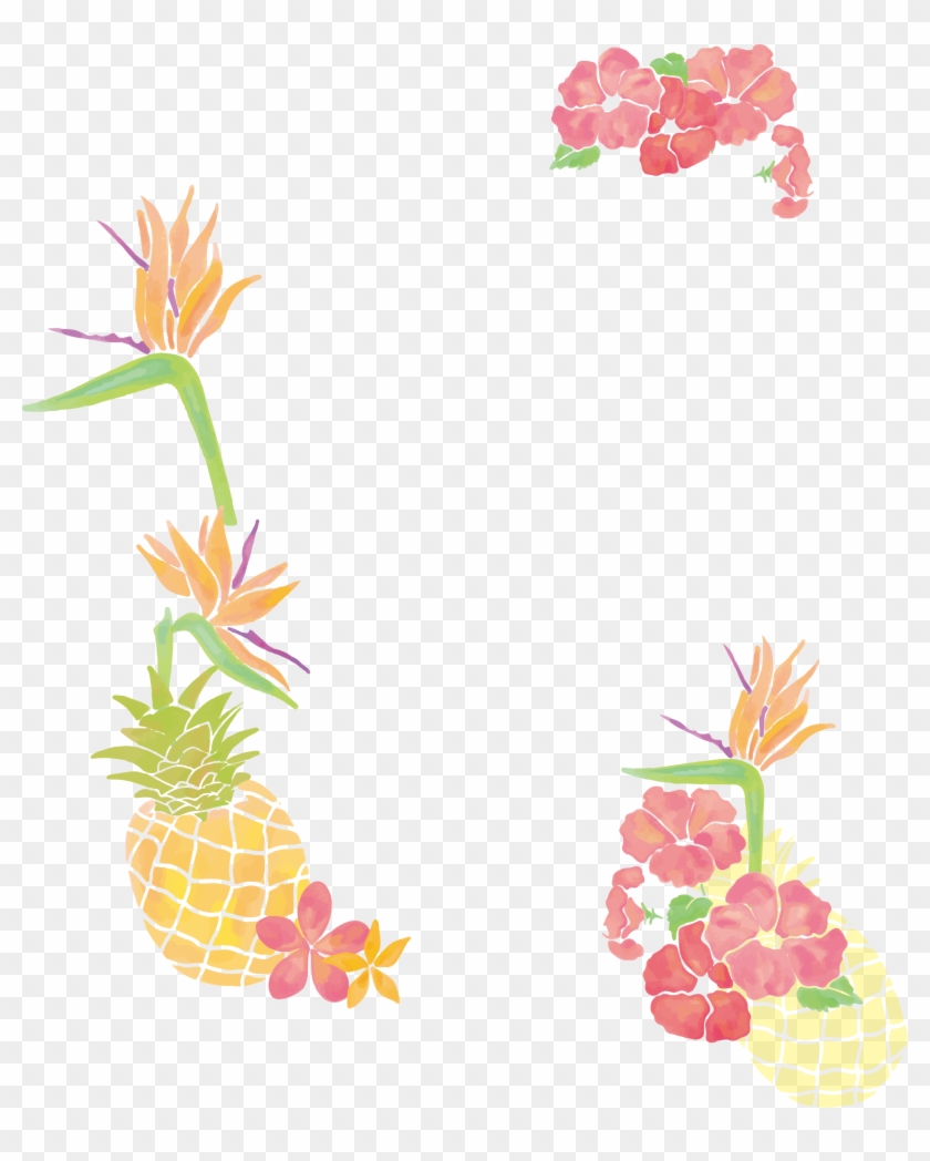 Pineapple Clip Art - Watercolor Painting #298672