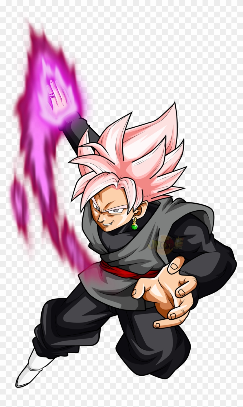 Goku Black Ssj Rose Ataque By Jaredsongohan - Goku Black Ssj Rose Png #298753