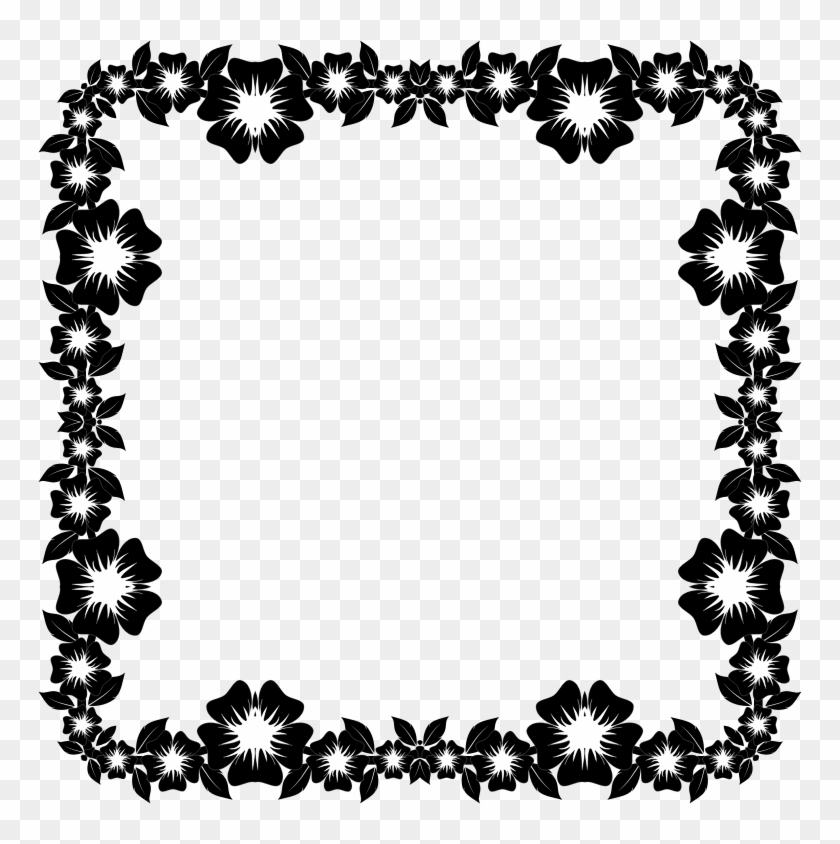 Medium Image - Black And White Beautiful Frames Clipart #298789