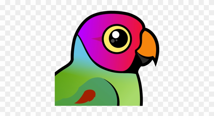 The Plum-headed Parakeet Is A Parrot Native To India, - Plum Headed Parrot Cartoon #298814