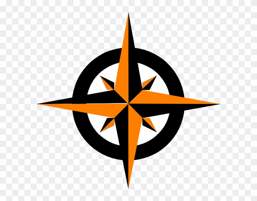 Compass Rose Variation Clip Art At Clker - North South East West Compass #298817