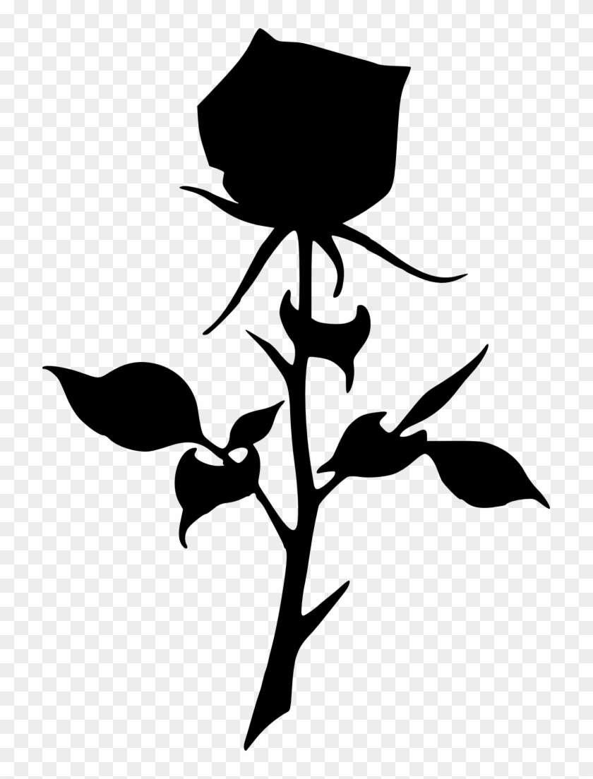 Roses Silhouette - Rose #298960