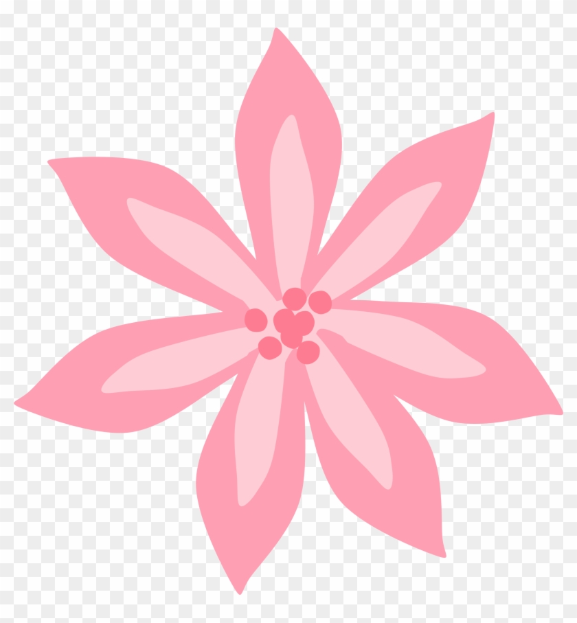 Free Purple Burst Flower Free Pink Lily - Pink Lily Png #298983