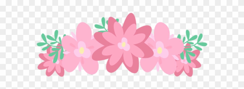 Pink Flower Crown Png - Coroa De Flores Png #299033