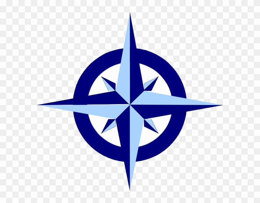 Blue Compass Rose Clip Art - Blue Compass Rose Logo #299038