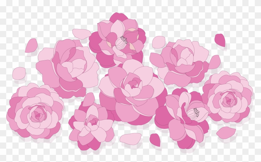 Garden Roses Pink Floral Design Cut Flowers - Garden Roses Pink Floral Design Cut Flowers #299102