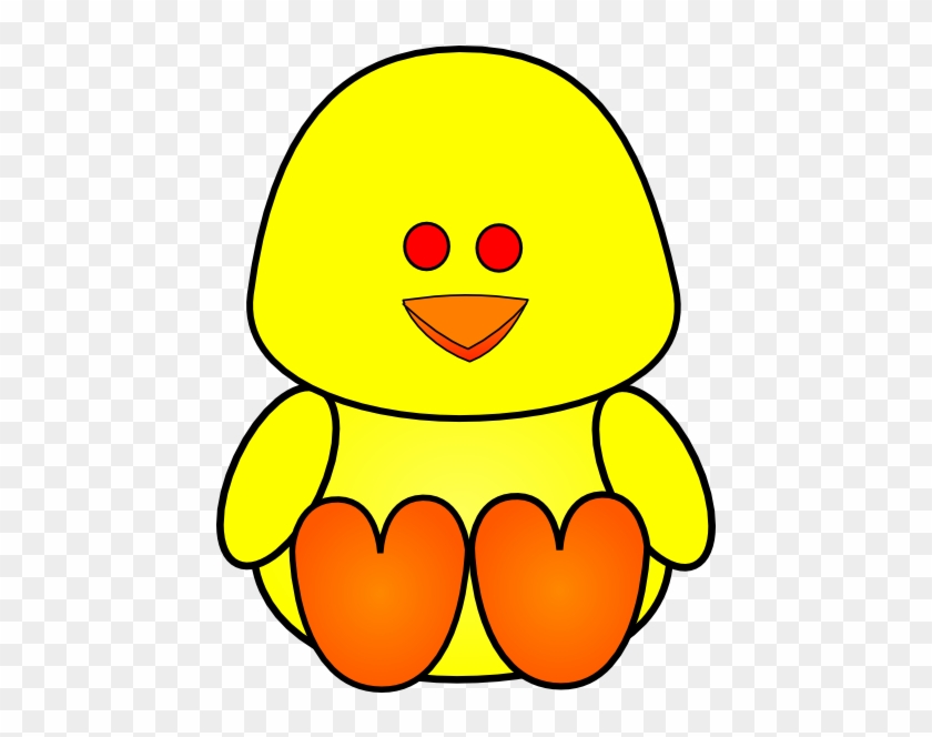 Baby Chick Sitting Clip Art At Clker - Clip Art #299070