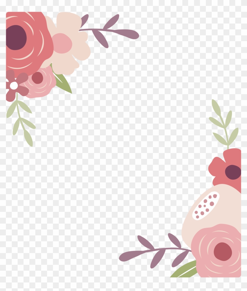 Paper Floral Design Greeting Card Flower - Border Floral Design Paper #299130