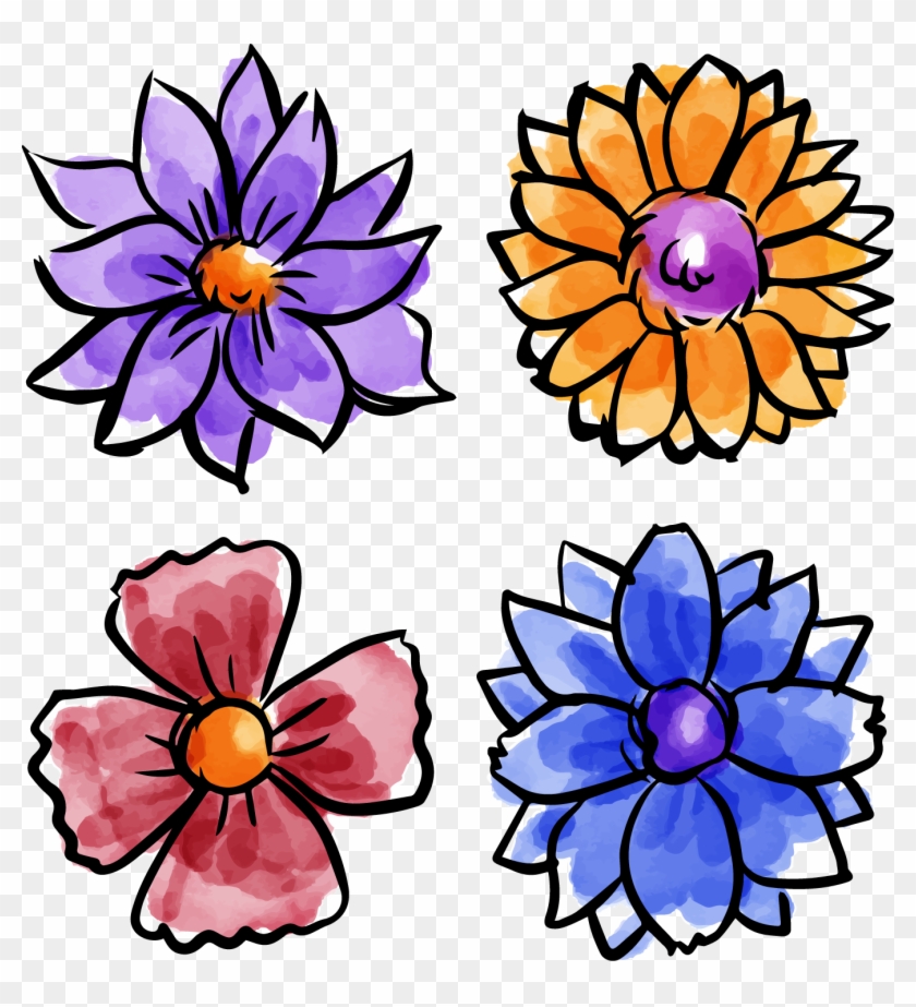 Floral Design Watercolor - Floral Design Watercolor #299311