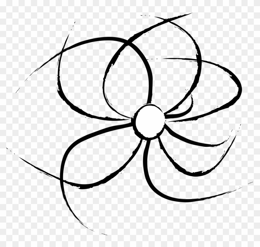 Flower Lineart Xochi - Flower Line Art #299201