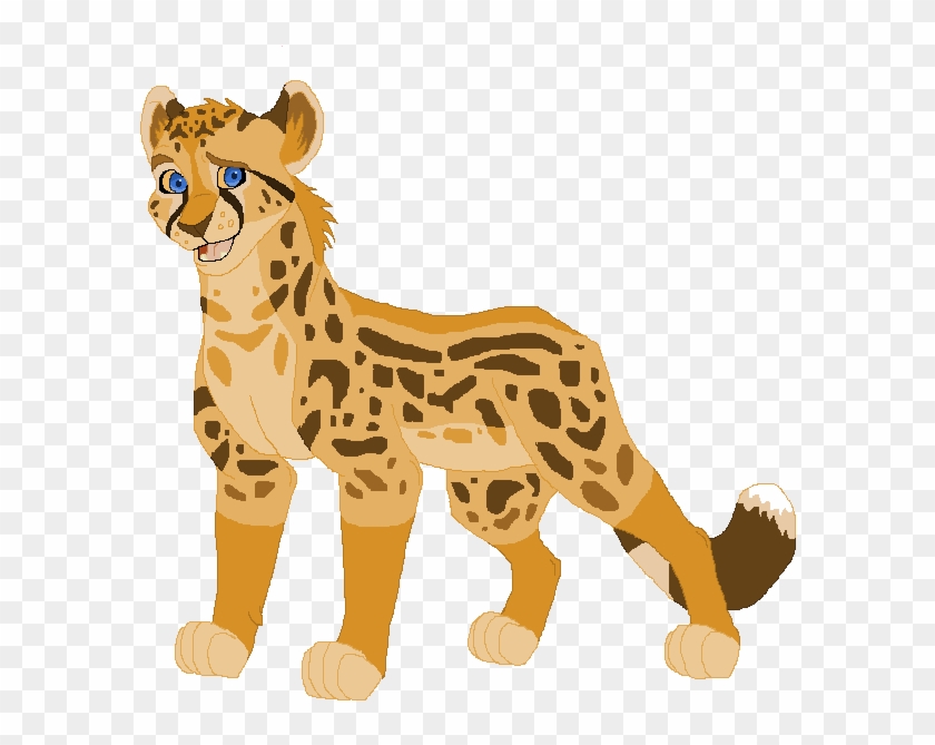 Cute Lion Cartoon Drawing For Kids - Cheetah - Free Transparent PNG Clipart  Images Download