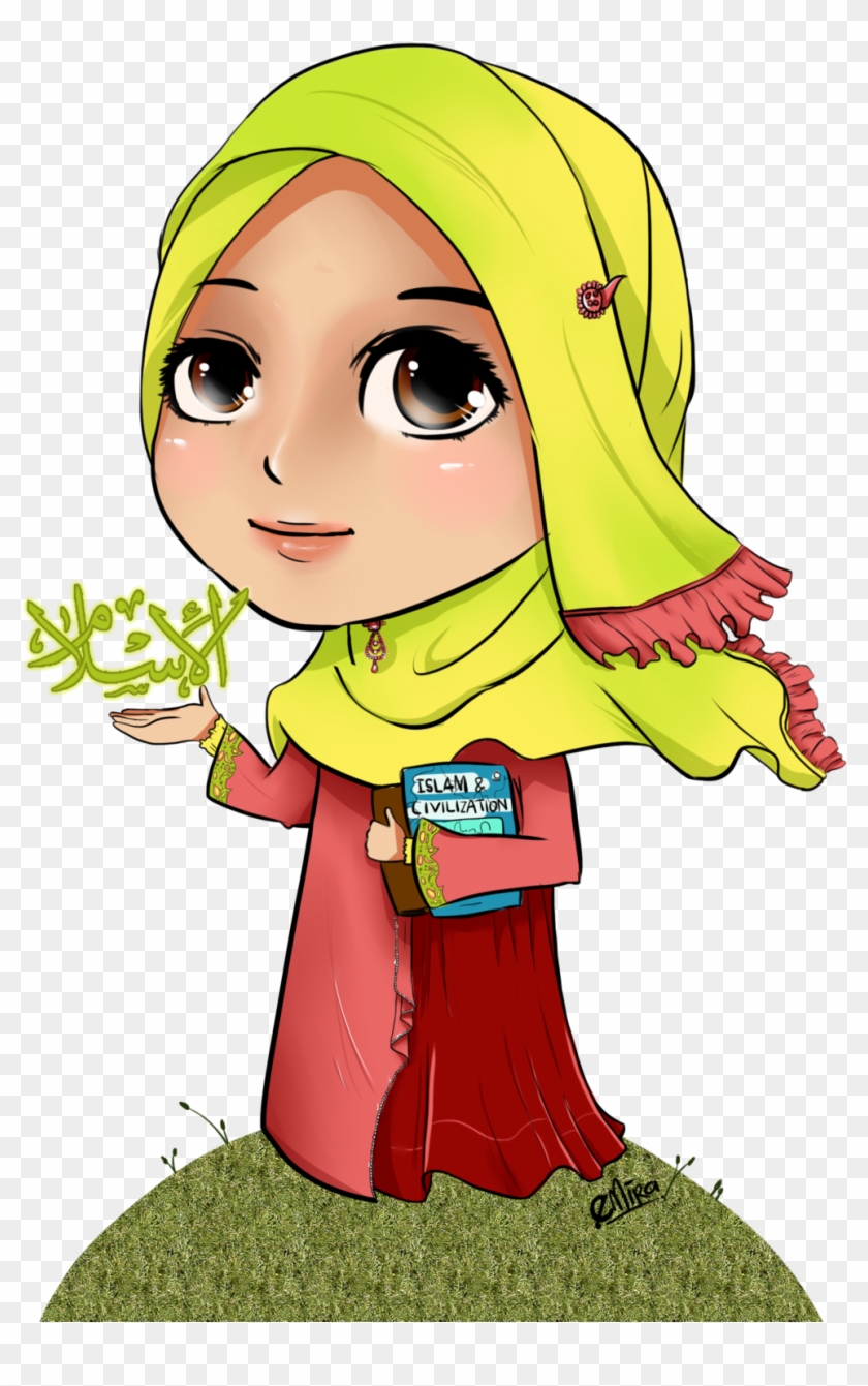 I Choose Islam Chibi By Babyjepux - Cartoon Muslimah #299276