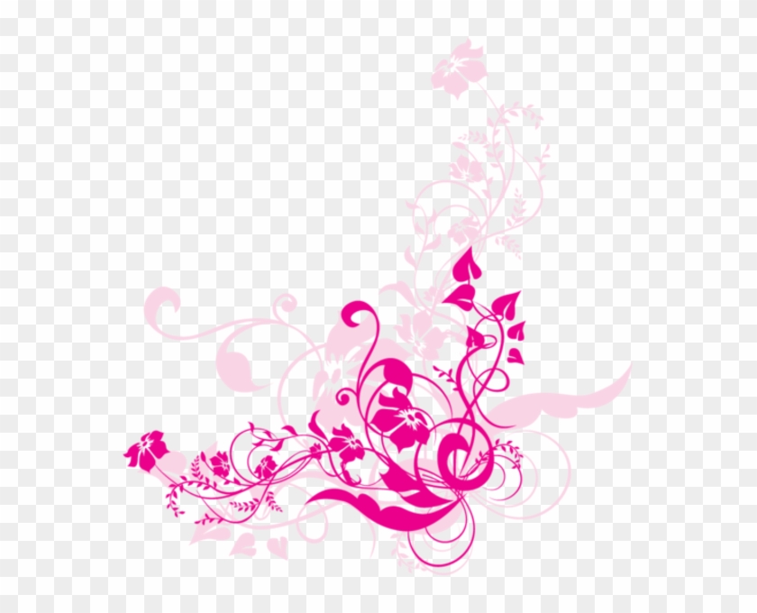 Pink Flower Design Png #299336