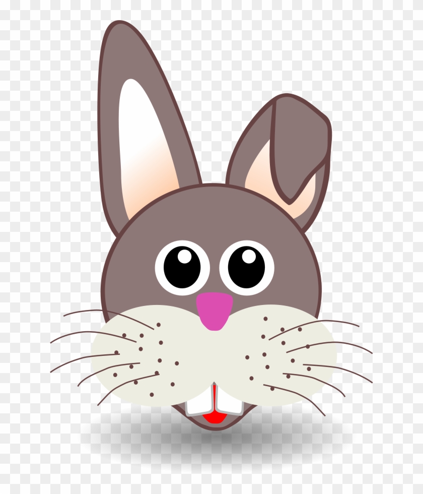 bunny face clipart