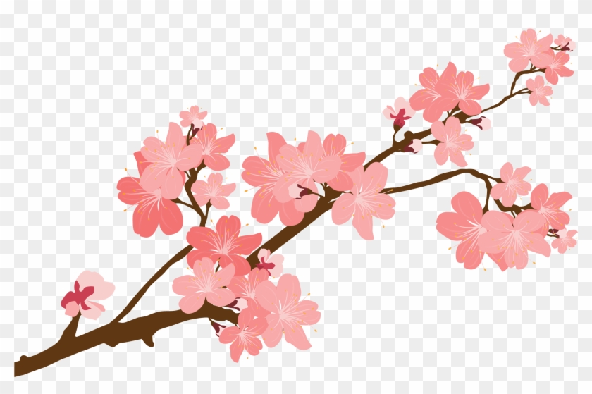 Cherry Blossom Sticker Clip Art - Cherry Blossom Sticker Png #299378