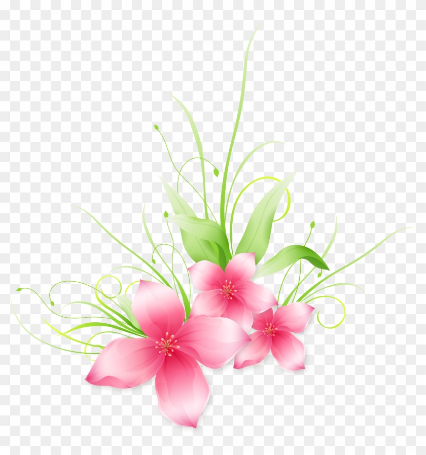 Pink Flower Png Clip - Flower Clip Png #299418