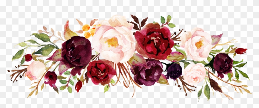 Floral Design Flower Marsala Wine Clip Art - Flores Para Convite Marsala -  Free Transparent PNG Clipart Images Download