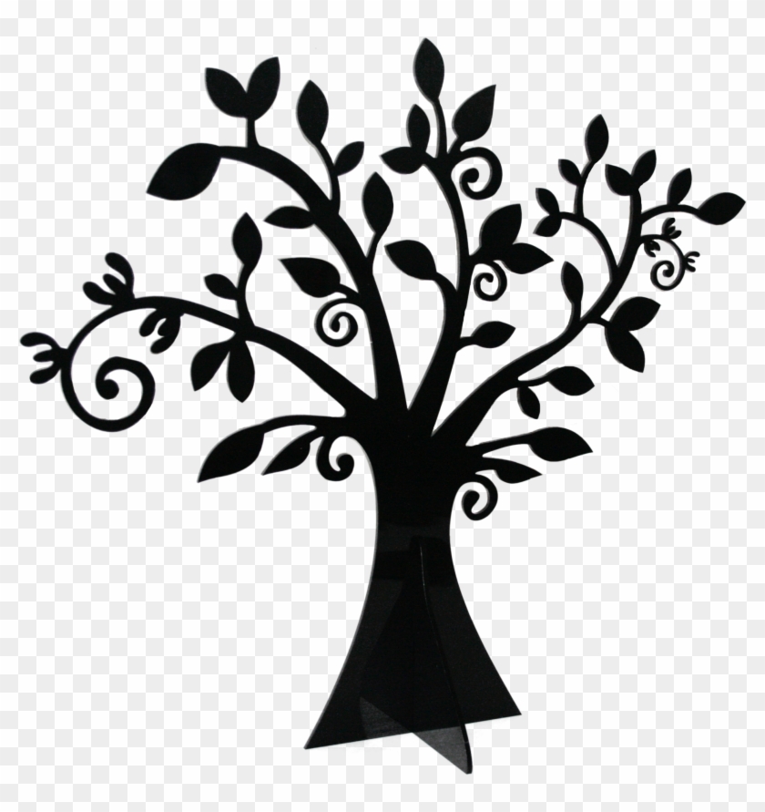 Whimsical Tree Black - Whimsical Tree Black And White #299547