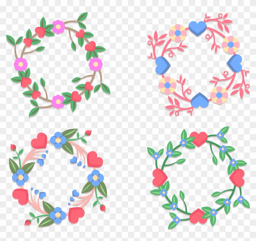 Euclidean Vector Flower Garland Geometry - Euclidean Vector Flower Garland Geometry #299620