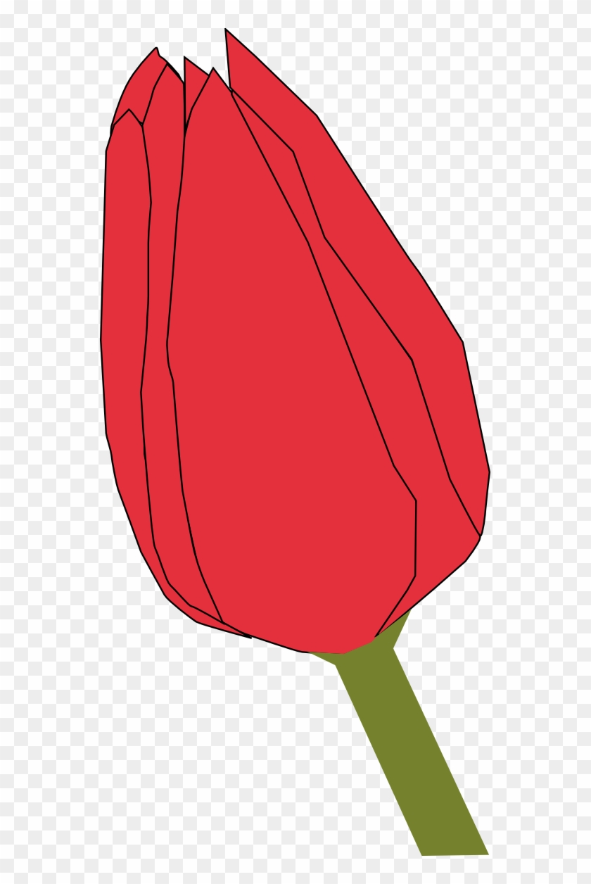 Flowers Xochi Tulip Flowers Openclipart - Bud Clipart #299608