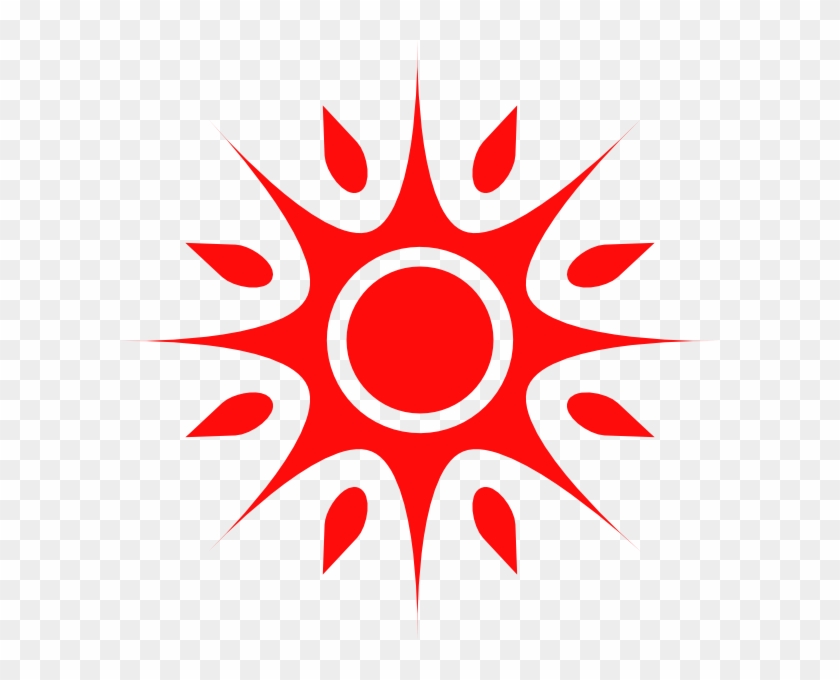 Red Sun Clip Art At Clker - Amar Te Duele #299614
