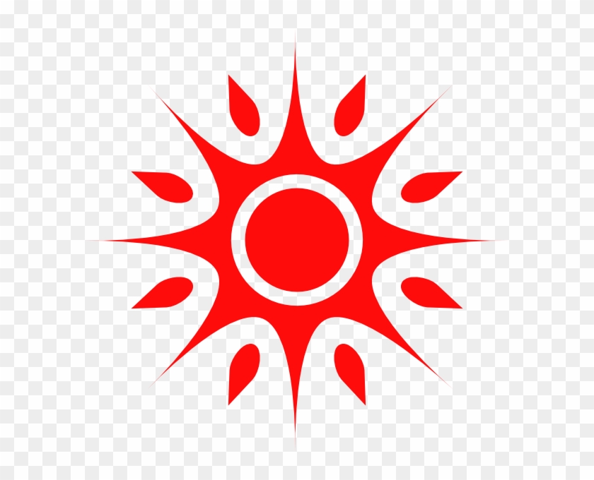 Red Sun Clip Art At Clker - Amar Te Duele #299614