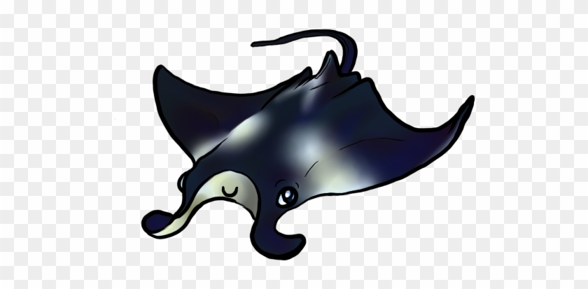 Manta Ray - Cute Manta Ray Cartoon #299663