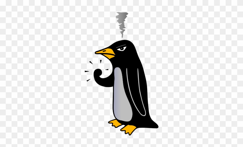 Angry Cartoon 7, Buy Clip Art - Angry Penguin #299679