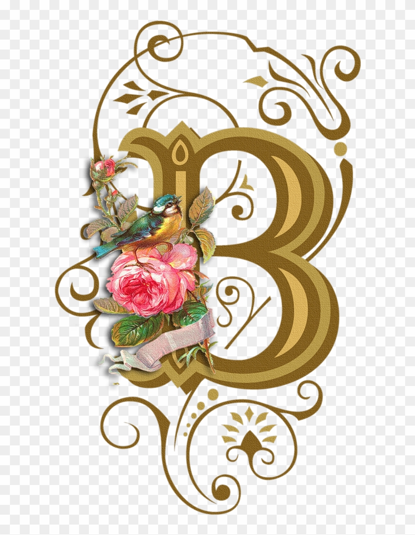 Letter - B - Decorated B #299716