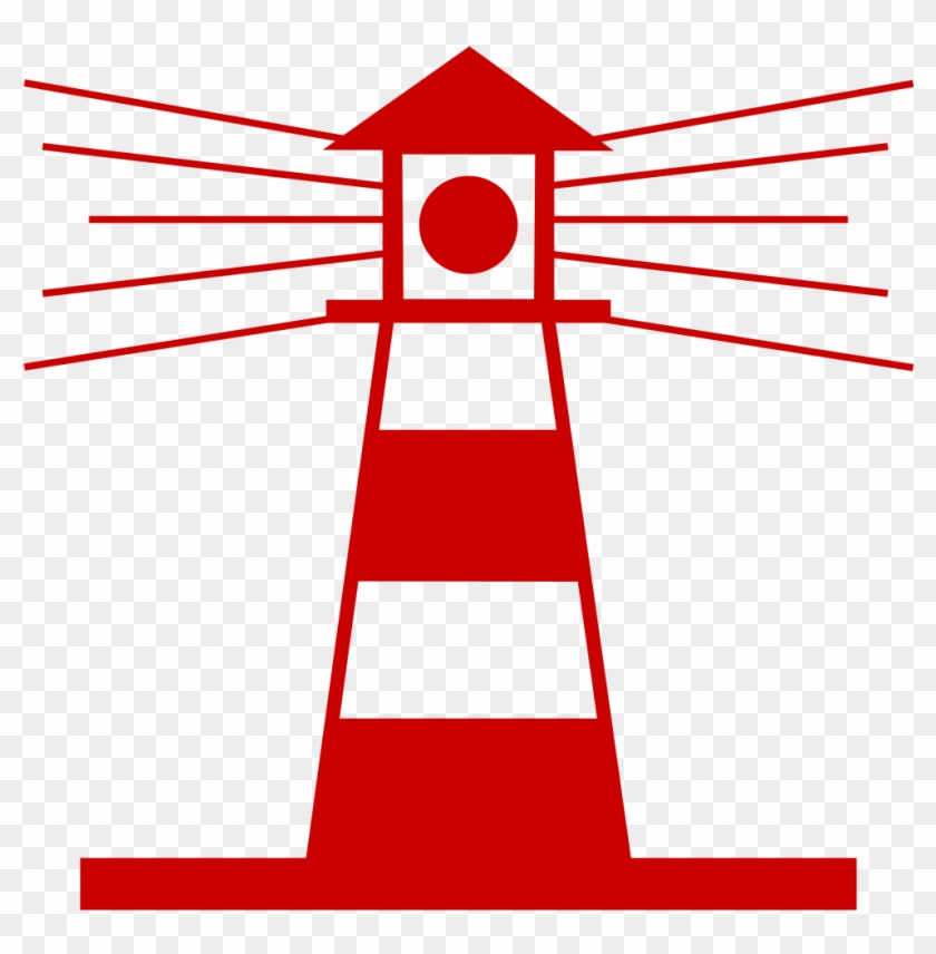 Open - Lighthouse Icon Red #299760