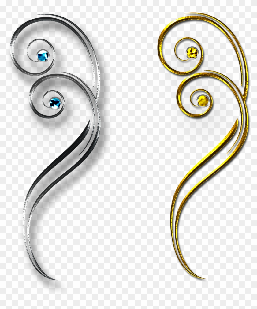 Silver Decorations - Silver Decoration Png #299784