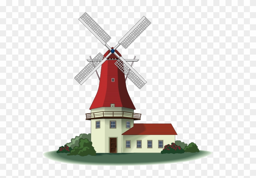 Drawing Windmill Of Holland #299791