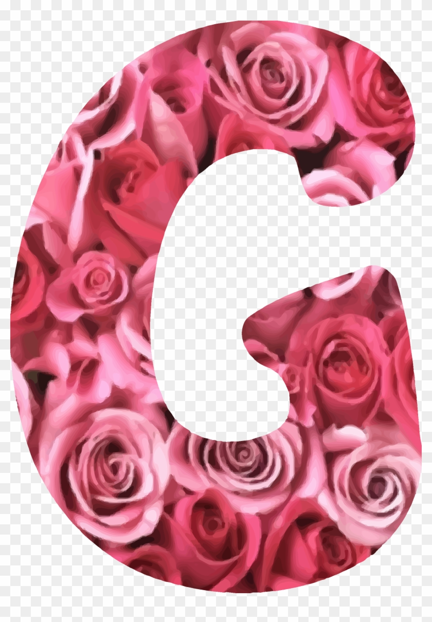 Big Image - Lower Case G Roses #299859