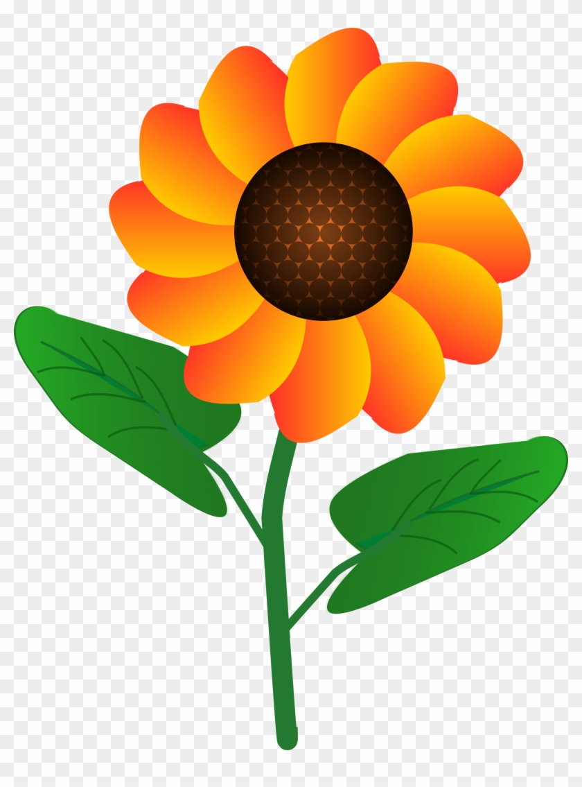 Flower By @tadmac, A Simple Cartoon Flower, On @openclipart - Portable Network Graphics #299907